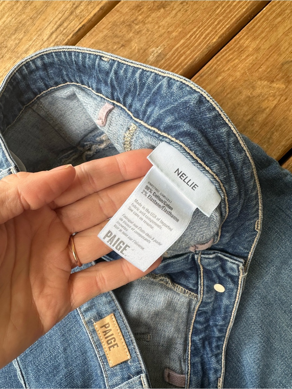 Paige Nellie Barrel leg Culotte jeans Hyden 32 - Picture 6 of 8